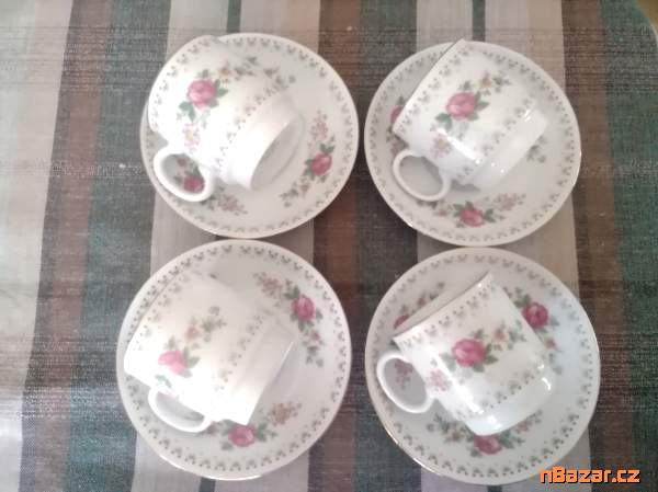 4x porcelánové moka hrnečky 4x porcelánové moka hrnečky