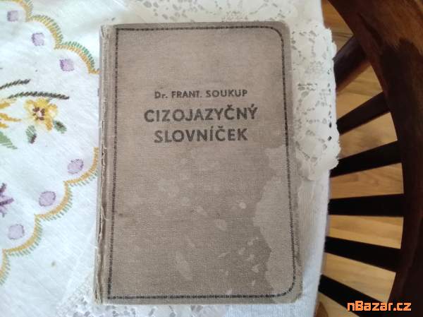 Starý cizojazyčný slovníček - staré tisky