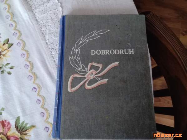 Dobrodruh - historický román - staré  tisky