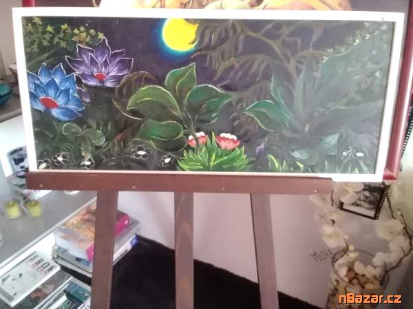 Obraz olejomalba rajské zahrady Obraz olejomalba rajské zahrady