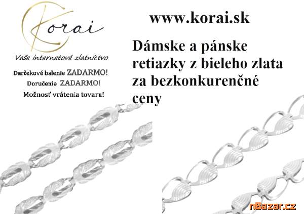 Retiazky z bieleho zlata Korai Retiazky z bieleho zlata Korai