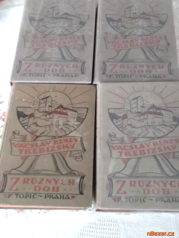 4x Z různých dob - histor.povídky - staré tisky
