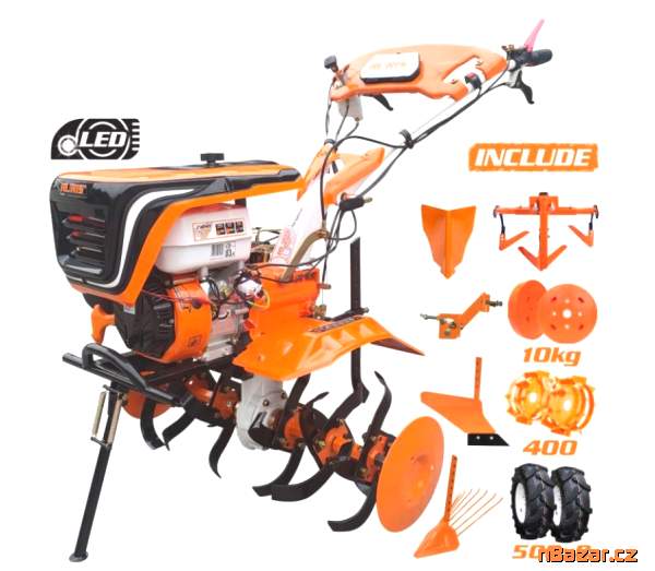 Kultivator Ruris s příslušenstvím Kultivator Ruris s příslušenstvím