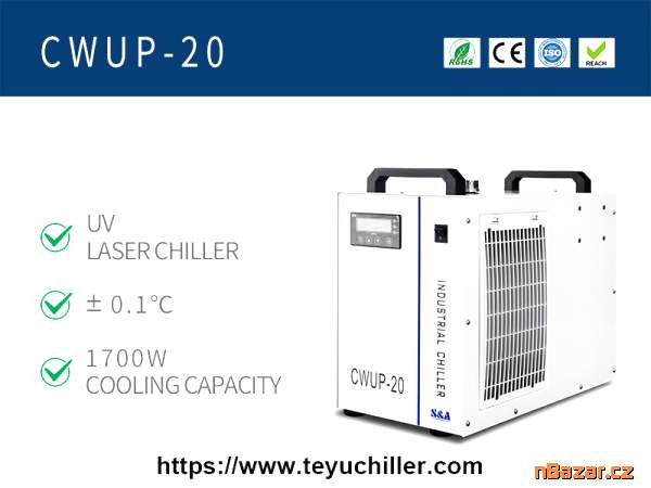 Ultrarychlý laserový vodní chladič CWUP-20