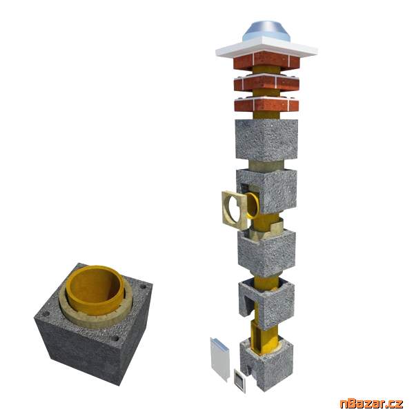 Stavebnice komínové sestavy Stavebnice komínové sestavy