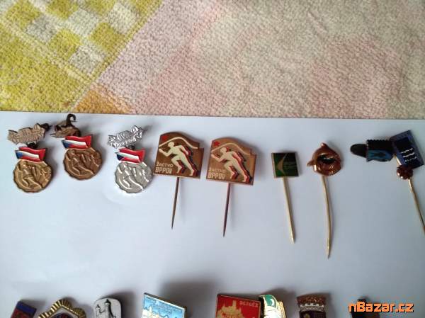 staré, plechové, sportovní odznaky staré, plechové, sportovní odznaky