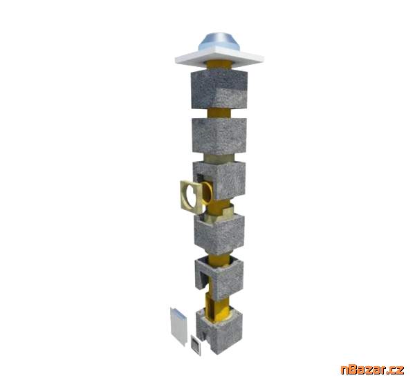 Komín průměr 160 mm a délka 5 m Komín průměr 160 mm a délka 5 m
