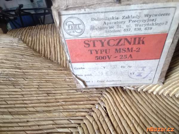 Stykač typu MSM-2, 500V-25A