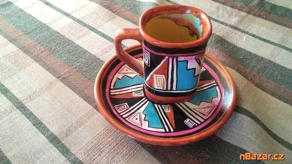 keramický hrneček s mexickou malbou keramický hrneček s mexickou malbou