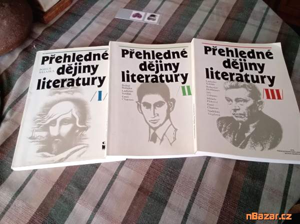Přehledné dějiny literatury I., II. a III.díl