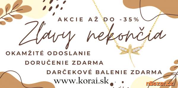 Zľavy na zlaté šperky Korai Zľavy na zlaté šperky Korai