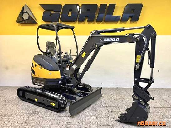 Minibagr Gorila G26SE l PRO akce KUBOTA
